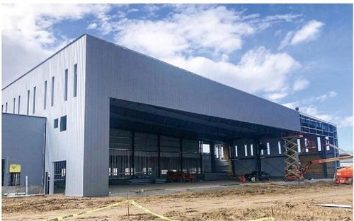 Latest company case about STEEL STRUCTURE HANGAR