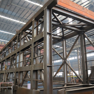 Q235 Q355 Steel Structure Frame Box For Equipment 36x9x8m