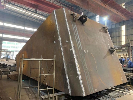 OEM Heavy Steel Structure Fabrication Tower For Bridge Structure
