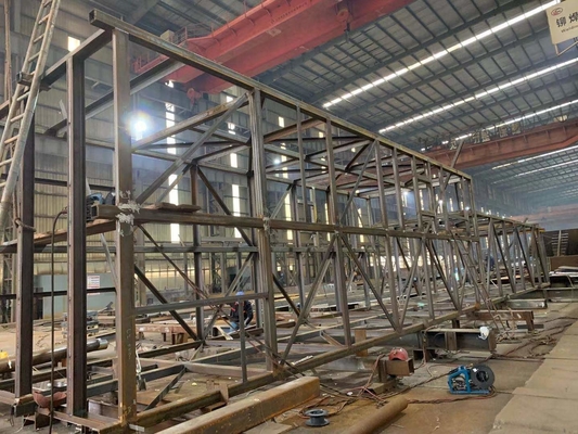 High Tension Steel Structure Frame Skid For Offshore Equipment Support