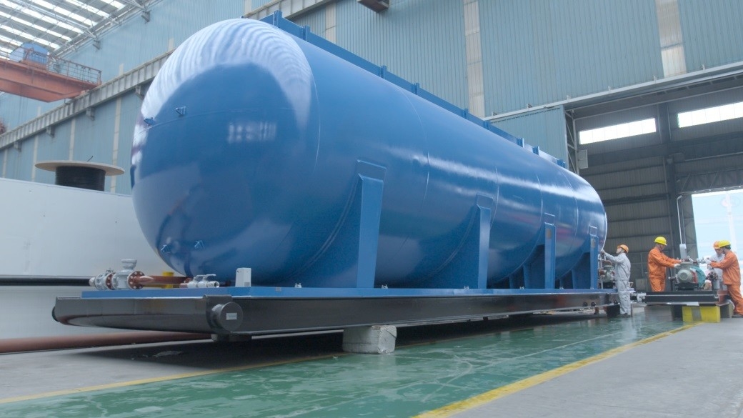 14x4.655x3.048m ASME Carbon Steel Storage Tank 33T