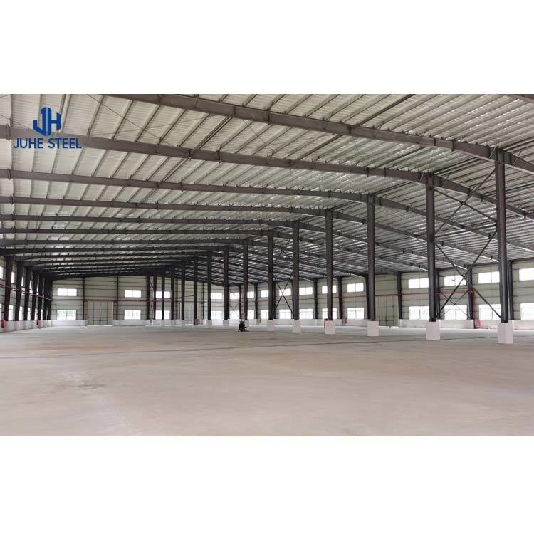 View of Metal Materials Hangar Shed Warehouse Workshop Plant with Sandwich ...