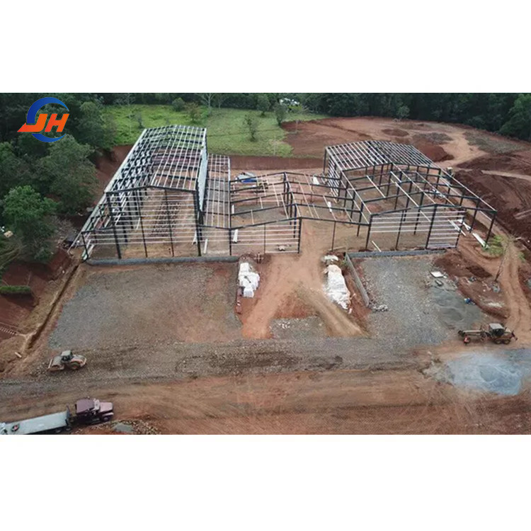 Temporary Steel Frame Portable Prefab Building Metal Frame Warehouse Plant Construction ...