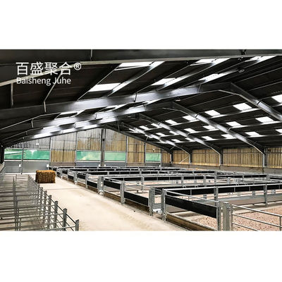 Prefab Steel Structure Sheep Shed Farm Building Design made of Q235 Low Carbon Steel