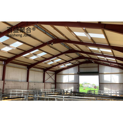 Q345 Steel Structure Prefab Metal Building for Construction of Sheep and Goat Farm