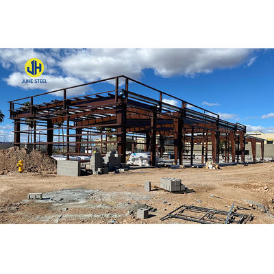 Prefab Galvanized Structural Beam Steel Light Steel Q345 Q235 Main Frame for Buildings