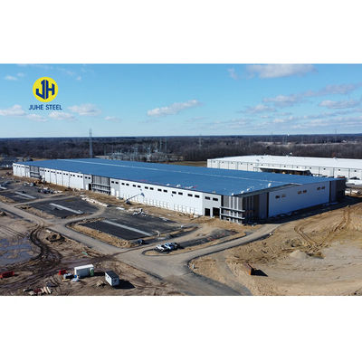 Customized Steel Structure Warehouse Workshop Hangar Hall with Sandwich Panel Roofing