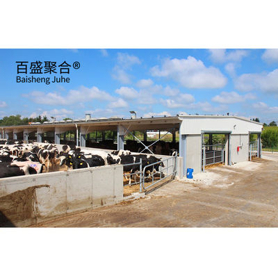 PKPM Drawing Design Stable and Durable Light Steel Structure Frame for Modern Cowshed