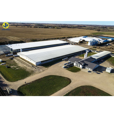 Industrial Steel Structure Building Workshop with Sliding Door and Low Carbon Steel