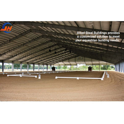 Indoor Horse Riding Arena Hall Horse Stable with Heavy-Duty Steel Farming Performance
