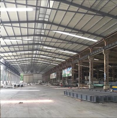 Corrugated Steel Roofing Prefabricated Sandwich Panel Warehouse for Q235B Q355B Grade