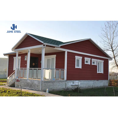 Sliding Door Prefab Steel Frame Structure House Kits Villa with Aluminum Alloy Window