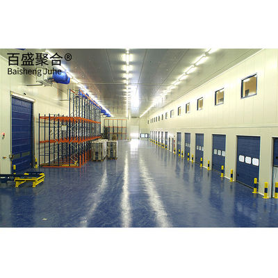 Rolling Door Cold Room for Low Temperature Frozen Tuna Fish Seafood Rabbit Meat Storage