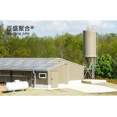 Sliding Door Roller Door Steel Chicken House for 10000 Chickens in Custom Colors