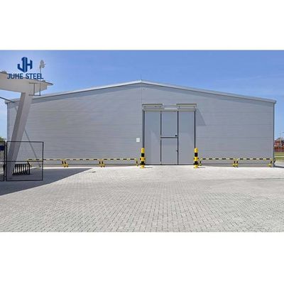 Low Carbon Steel Prefabricated Long Span Galvanized Steel Structure Workshop