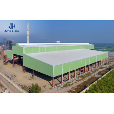 Cutting Service Prefabricated Steel Structure Workshop with Aluminum Alloy Window