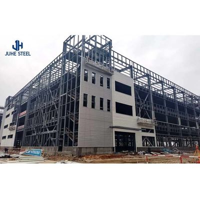 Aluminum Alloy Window Steel Structure Chicken Poultry Hangar Warehouse with Steel Frame