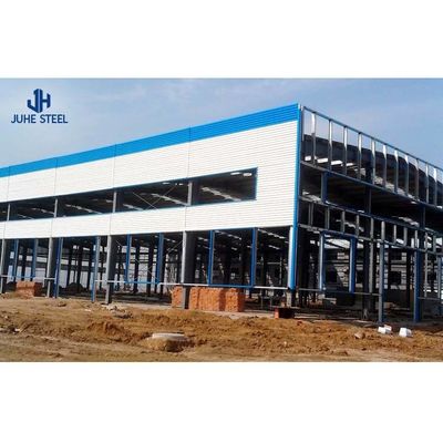 Aluminum Alloy Window Steel Structure Chicken Poultry Hangar Warehouse with Steel Frame