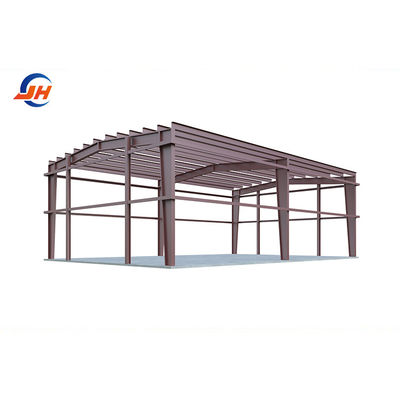 Single Steel Sheet Roofing Three-car Capacity 24x36 Garage for Small Auto Repair Shop