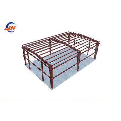 Single Steel Sheet Roofing Three-car Capacity 24x36 Garage for Small Auto Repair Shop