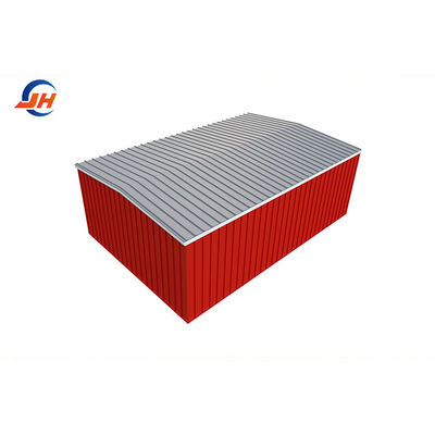 Single Steel Sheet Roofing Three-car Capacity 24x36 Garage for Small Auto Repair Shop