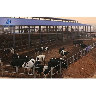 Purlin C/Z Galvanized Steel Q235 Prefabricated Modular Steel Structure Cow House Shed