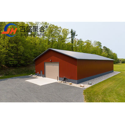 Small Prefab Warehouse Building with Wind Load 200 Km/h Heavy Prefab Metal Warehouse