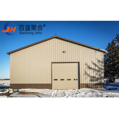 Small Prefab Warehouse Building with Wind Load 200 Km/h Heavy Prefab Metal Warehouse
