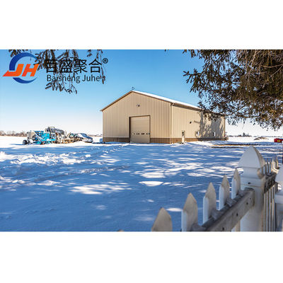 Small Prefab Warehouse Building with Wind Load 200 Km/h Heavy Prefab Metal Warehouse