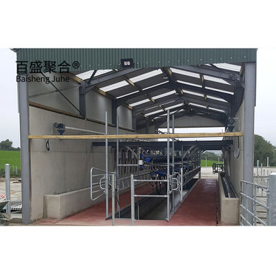 ISO9001 2008/CE/BV Certified Prefabricated Cowshed for Poultry Sheep Goat and Dairy Farm