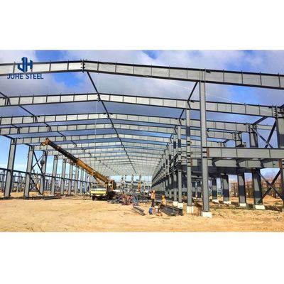 Quick Design Light Steel Structure Frame Prefabricated Metal Warehouse with Large Span