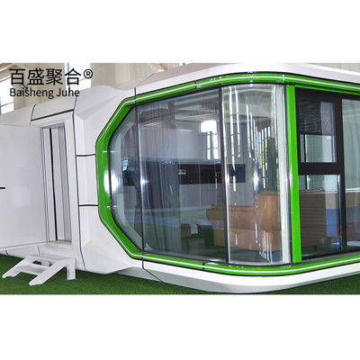 Customized Color Space Capsule House Eco Friendly Advantage with Balcony Upgrade