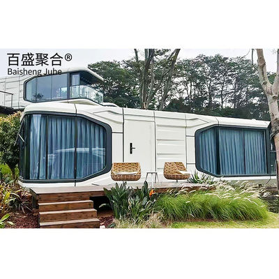 Resort Hotel Building House with Customized Color and Eco Friendly Space Capsule Home