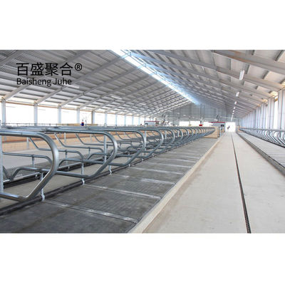 Cowshed Prefabricated with Light Steel Structure Frame and ISO9001 2008/CE/BV Certified