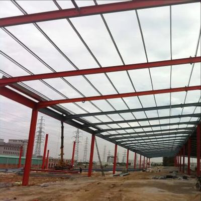 Cutting Processing Service Steel Structural Fabrication Warehouse for Light Industrial