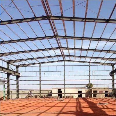 Cutting Processing Service Steel Structural Fabrication Warehouse for Light Industrial