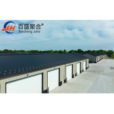 Prefabricated Steel Workshop Metal Building Kits with C.Z Shape Steel Channel Purlin