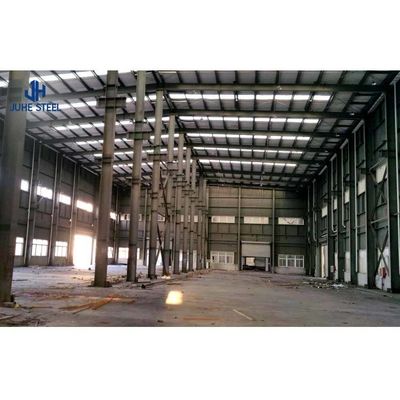 Q235 Q355B Grade Steel Garage Metal Frame Warehouse with C.Z Shape Steel Channel Purlin