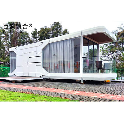 Villa Landscape Decoration Prefab House with Modular Container Home and Space Bed