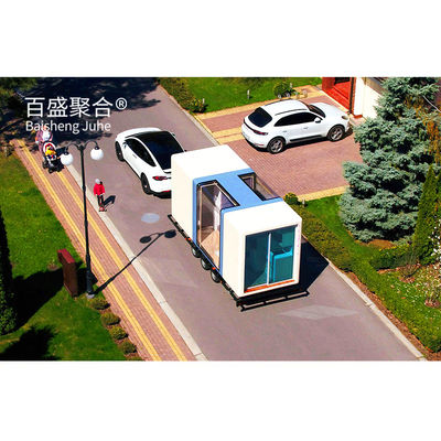 Mobile Integrated House Eco Friendly Galvanized Steel Frame for Apple Capsule