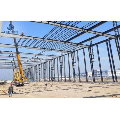 Solid H-shape Steel Beam Main Frame Fast Install Steel Structure Warehouse Buildings