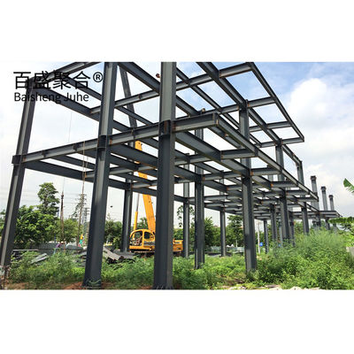 Q235Q345 Low Carbon Steel Two Story Steel Structure Gymnasium with CAD Drawing Design