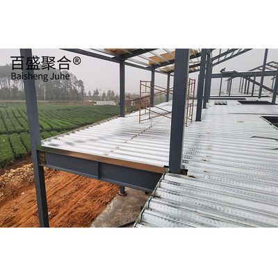 Q235Q345 Low Carbon Steel Two Story Steel Structure Gymnasium with CAD Drawing Design