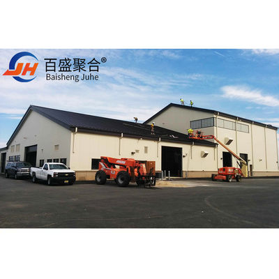 Q235 Q355B Grade Steel Structure Warehouse for Painted Finish Prefabrication Workshop