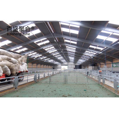 Q235 Low Carbon Steel Heavy Pre Design Sheep/Cow Shed Steel Structure Farm Houses Commercial Chicken Houses