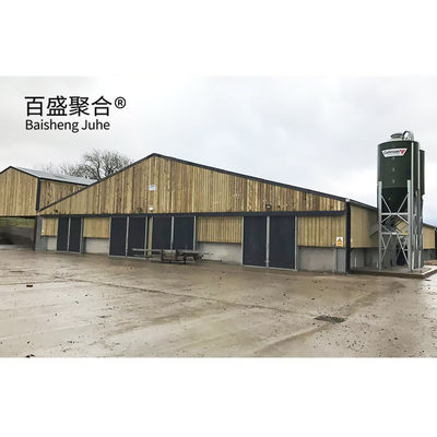 Q235 Low Carbon Steel Heavy Pre Design Sheep/Cow Shed Steel Structure Farm Houses Commercial Chicken Houses