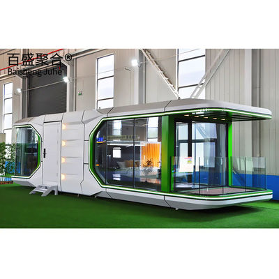 Custom Space Capsule Prefab House Tiny Homes for Villa Steel Modular Home Vessel House