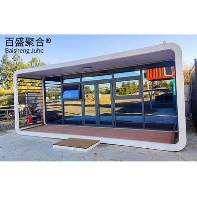 Prefab Space Capsule House for Hotel Villa Modern Modular Apple Cabin Container House