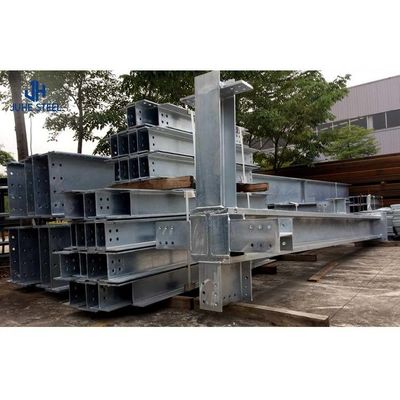 Low Carbon Steel Q235 Q345 Galvanized Steel Warehouse Workshop Hangar Garage Structure