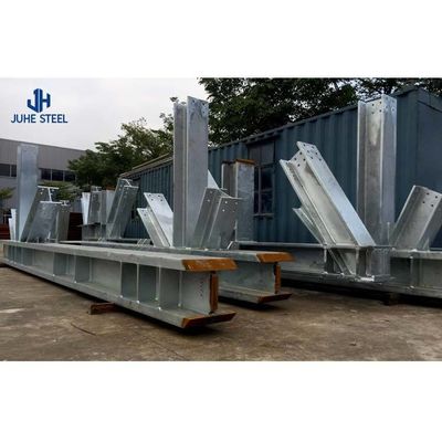 Low Carbon Steel Q235 Q345 Galvanized Steel Warehouse Workshop Hangar Garage Structure